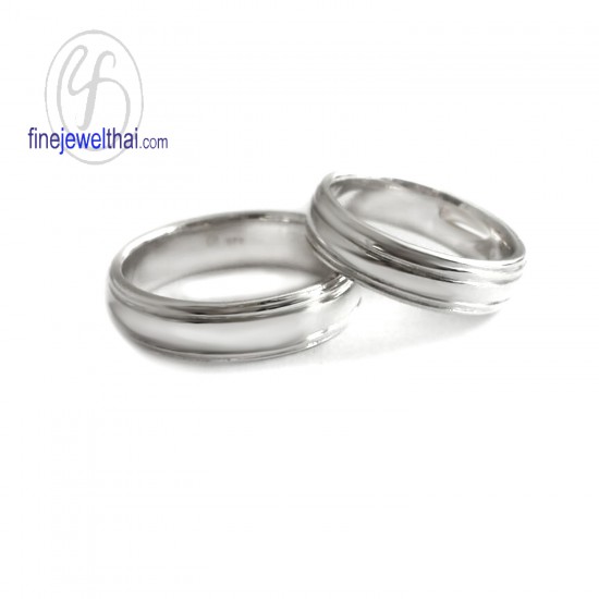 Couple-Palladium-wedding-Ring-finejewelthai - R1217_8PD