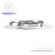  Aquamarine Birthstone Silver Ring-R1250aq