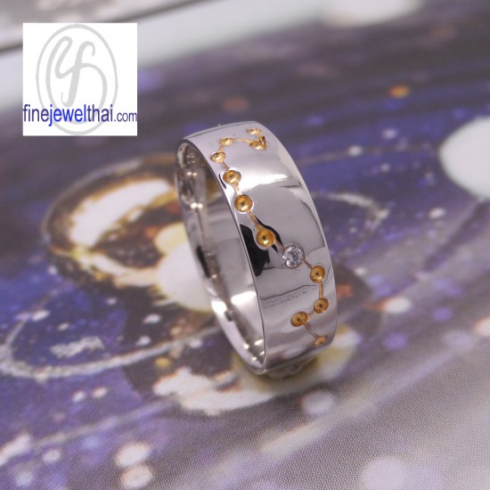 แหวนราศี-ราศีกุมภ์-แหวนเพชร-แหวนเงินแท้-Finejewelthai-R1276cz_02