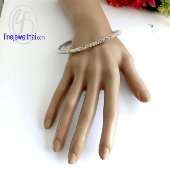 กำไลสาน-งานสุวัน-กำไลเงินแท้-finejewelthai-G305100 กำไลสาน-งานสุวัน-กำไลเงินแท้-finejewelthai-G305100