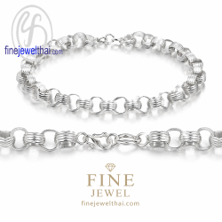สร้อยแขน-สร้อยข้อมือ-สร้อยแขนเงินแท้-เงินแท้-finejewelthai-T10220000L_8 สร้อยแขน-สร้อยข้อมือ-สร้อยแขนเงินแท้-เงินแท้-finejewelthai-T10220000L_8