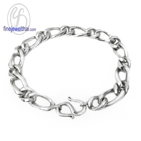 สร้อยแขนเงิน-สร้อยข้อมือเลส-สร้อยข้อมือ-finejewelthai-T102700