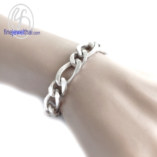 สร้อยแขนเงิน-สร้อยข้อมือเลส-สร้อยข้อมือ-finejewelthai-T102700