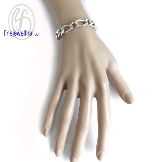 สร้อยแขนเงิน-สร้อยข้อมือเลส-สร้อยข้อมือ-finejewelthai-T102700