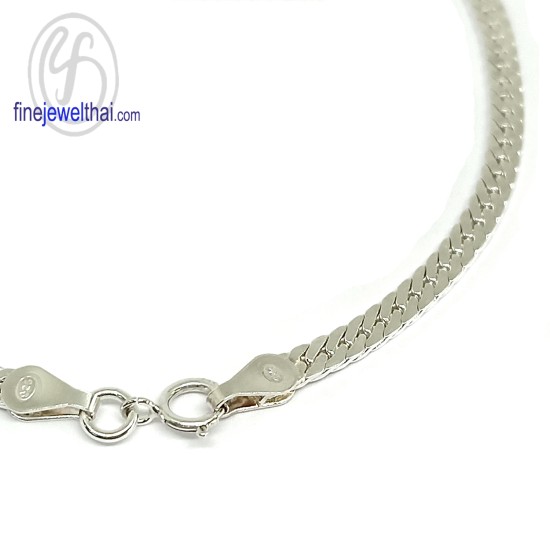 สร้อยแขนเงิน-สร้อยข้อมือเลส-สร้อยข้อมือ-finejewelthai-T223800