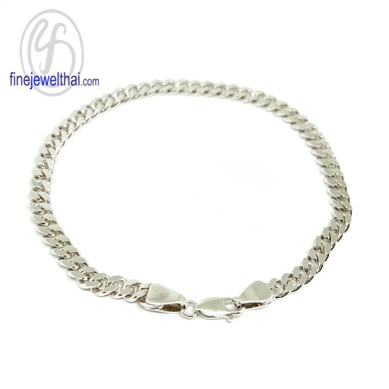 สร้อยแขนเงิน-สร้อยข้อมือเลส-สร้อยข้อมือ-finejewelthai-TGD130