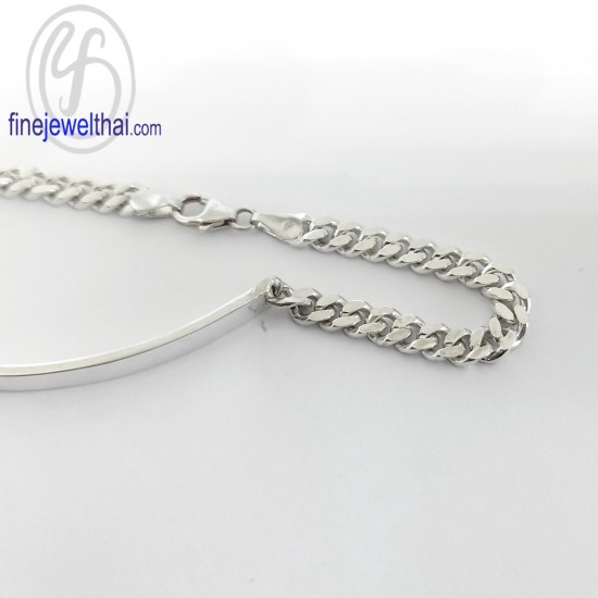 สร้อยแขนเงิน-สร้อยข้อมือเลส-สร้อยข้อมือ-finejewelthai-TGD130_2