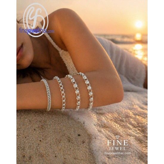 สร้อยแขน-สร้อยข้อมือ-สร้อยแขนเงินแท้-เงินแท้-finejewelthai-T10220000L_8 สร้อยแขน-สร้อยข้อมือ-สร้อยแขนเงินแท้-เงินแท้-finejewelthai-T10220000L_8