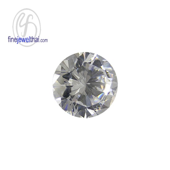 เพชรพรีเมียม ทรงกลม เหลี่ยมเกสร-Diamond Cz round brilliant shape