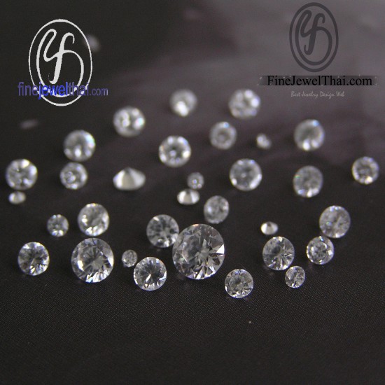  Diamond Cz-Cubic Zirconium-Loose Diamond-finejewelthai-IS0012