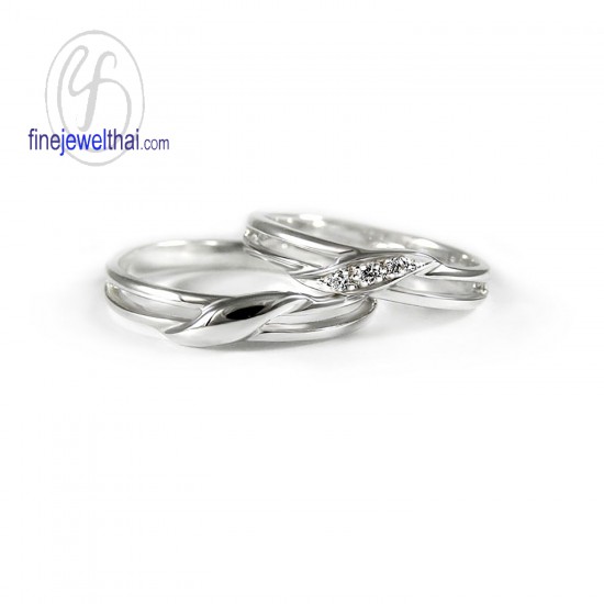 Couple-Platinum-Diamond-Wedding-Ring-Finejewelthai-RC1246DPT