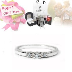 แหวนมินิมอล-แหวนเพชร-แหวนเงิน-เพชรแท้-เงินแท้925-Diamond_Gift_set61