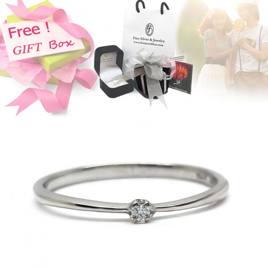 แหวนเพชร-แหวนเงิน-เพชรแท้-เงินแท้925-แหวนหมั้น-แหวนแต่งงาน-Diamond_Gift_set62