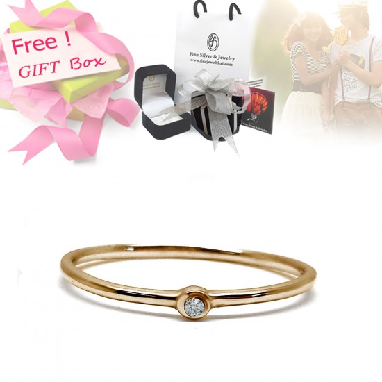 แหวนเพชร-แหวนเงิน-เพชรแท้-พิ้งค์โกลด์-เงินแท้925-แหวนหมั้น-แหวนแต่งงาน-Diamond_Gift_set64