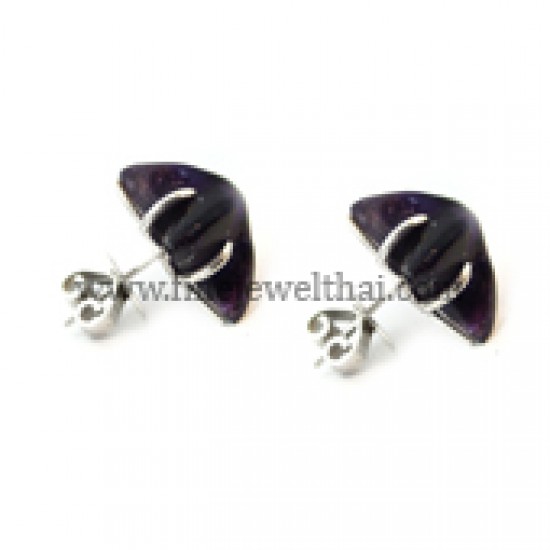  Amethyst-Star-Silver-Earring-E01073021