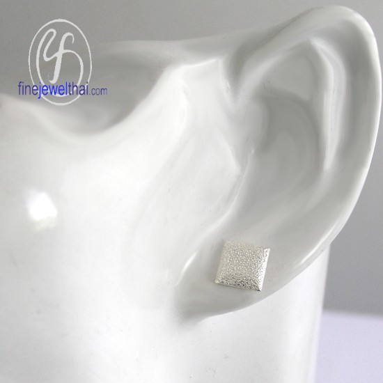 ต่างหู-ต่างหูเงิน-เงินแท้925-ออกแบบพิเศษ-finejewelthai-E308700