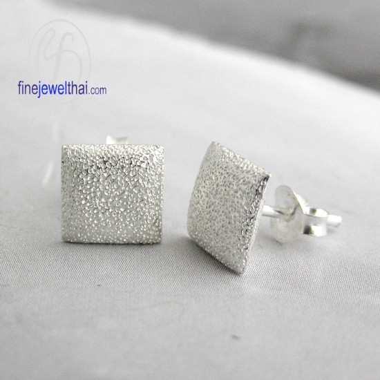 ต่างหู-ต่างหูเงิน-เงินแท้925-ออกแบบพิเศษ-finejewelthai-E308700