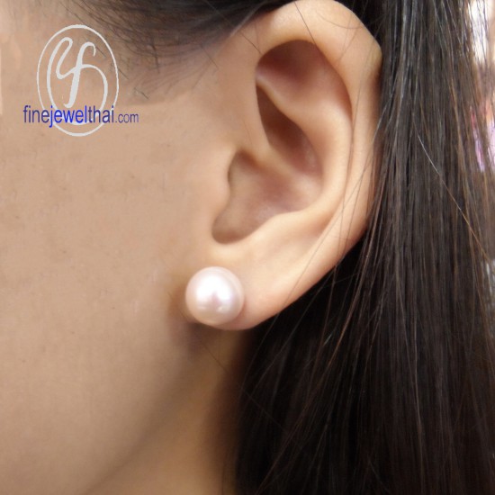 Pink-Pearl-Silver-Earring-finejewelthai-E3053pl_pk