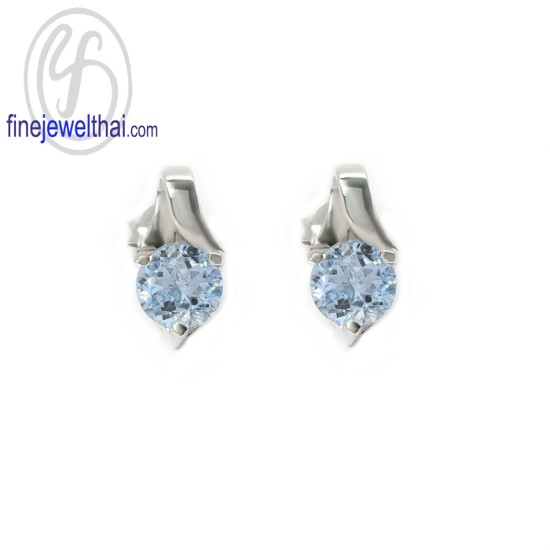 ต่างหูอะความารีน-ต่างหูเงิน-อะความารีนแท้-เงินแท้925-ออกแบบพิเศษ-finejewelthai-E1005aq-rd ต่างหูอะความารีน-ต่างหูเงิน-อะความารีนแท้-เงินแท้925-ออกแบบพิเศษ-finejewelthai-E1005aq-rd