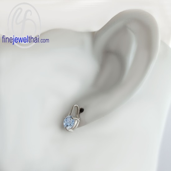 ต่างหูอะความารีน-ต่างหูเงิน-อะความารีนแท้-เงินแท้925-ออกแบบพิเศษ-finejewelthai-E1005aq-rd ต่างหูอะความารีน-ต่างหูเงิน-อะความารีนแท้-เงินแท้925-ออกแบบพิเศษ-finejewelthai-E1005aq-rd