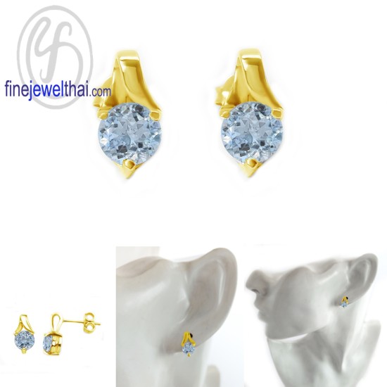 ต่างหูอะความารีน-ต่างหูเงิน-อะความารีนแท้-เงินแท้925-ออกแบบพิเศษ-finejewelthai-E1005aq-rd ต่างหูอะความารีน-ต่างหูเงิน-อะความารีนแท้-เงินแท้925-ออกแบบพิเศษ-finejewelthai-E1005aq-rd