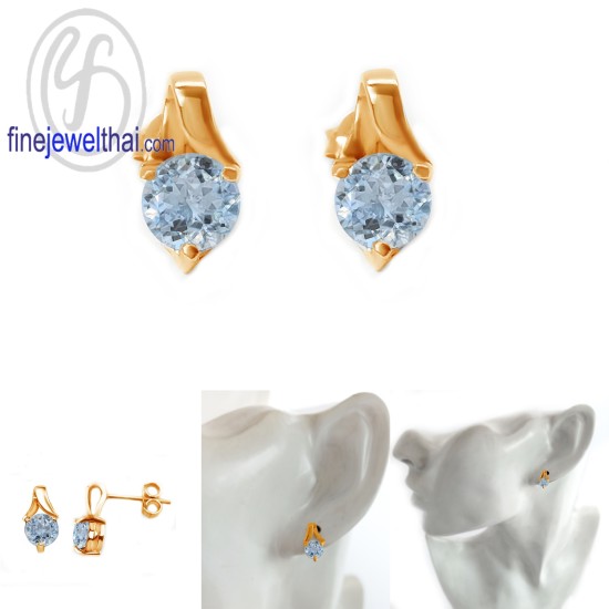 ต่างหูอะความารีน-ต่างหูเงิน-อะความารีนแท้-เงินแท้925-ออกแบบพิเศษ-finejewelthai-E1005aq-rd ต่างหูอะความารีน-ต่างหูเงิน-อะความารีนแท้-เงินแท้925-ออกแบบพิเศษ-finejewelthai-E1005aq-rd