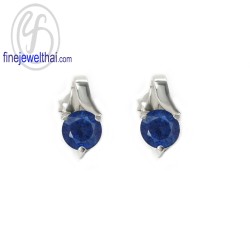 ต่างหูไพลิน-ต่างหูเงิน-ไพลินแท้-เงินแท้925-ออกแบบพิเศษ-finejewelthai-E1005bl-rd ต่างหูไพลิน-ต่างหูเงิน-ไพลินแท้-เงินแท้925-ออกแบบพิเศษ-finejewelthai-E1005bl-rd