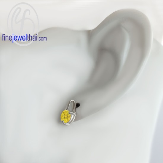 ต่างหูบุษราคัม-ต่างหูเงิน-บุษราคัมแท้-เงินแท้925-ออกแบบพิเศษ-finejewelthai-E1005yl-rd ต่างหูบุษราคัม-ต่างหูเงิน-บุษราคัมแท้-เงินแท้925-ออกแบบพิเศษ-finejewelthai-E1005yl-rd