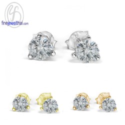 ต่างหู-ต่างหูเพชร-ต่างหูเงิน-เพชร-เงินแท้-925-ออกแบบพิเศษ-E1025cz_5m