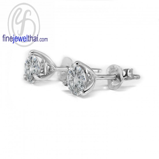 Diamond Cz-silver-Design-Earring-finejewelthai-E1025cz_5m