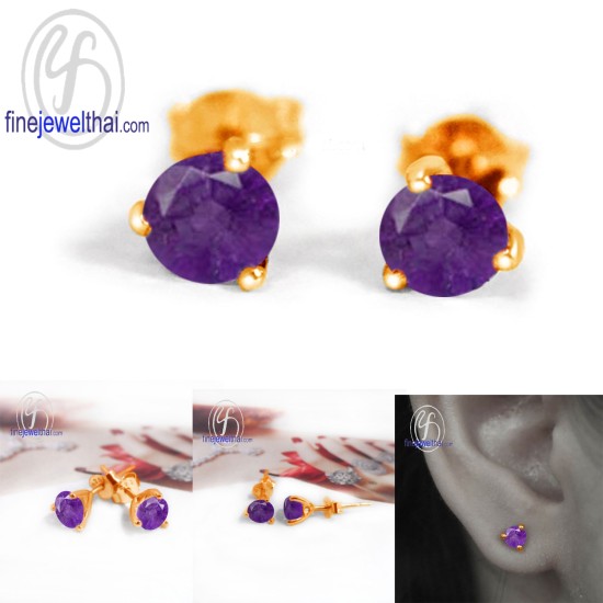 ต่างหูอะเมทิสต์-ต่างหูเงิน-อะเมทิสต์-เงินแท้925-ออกแบบพิเศษ-finejewelthai-E1025am_5m