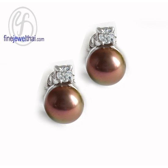 ต่างหูมุก-ต่างหูเพชร-มุกสีดำ-ต่างหูเงินแท้-finejewelthai-E1026pl_bk ต่างหูมุก-ต่างหูเพชร-มุกสีดำ-ต่างหูเงินแท้-finejewelthai-E1026pl_bk