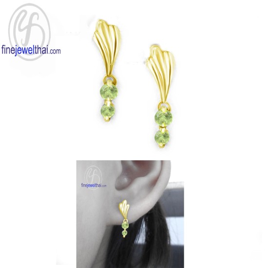 ต่างหูเพอริดอท-ต่างหูเงิน-เพอริดอทแท้-เงินแท้ 925-ออกแบบพิเศษ-finejewelthai-E1036pd ต่างหูเพอริดอท-ต่างหูเงิน-เพอริดอทแท้-เงินแท้ 925-ออกแบบพิเศษ-finejewelthai-E1036pd