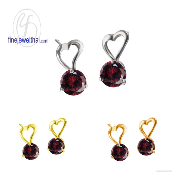 ต่างหูโกเมน-ต่างหูเงิน-โกเมนแท้-เงินแท้925-ออกแบบพิเศษ-finejewelthai-E1037gm ต่างหูโกเมน-ต่างหูเงิน-โกเมนแท้-เงินแท้925-ออกแบบพิเศษ-finejewelthai-E1037gm