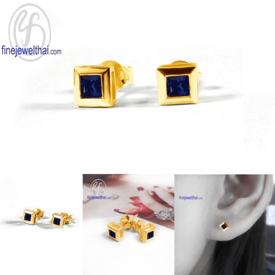 ต่างหูไพลิน-ต่างหูเงิน-ไพลินแท้-เงินแท้925-ออกแบบพิเศษ-finejewelthai-E1047bl ต่างหูไพลิน-ต่างหูเงิน-ไพลินแท้-เงินแท้925-ออกแบบพิเศษ-finejewelthai-E1047bl