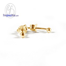 ต่างหูทองสีชมพู-ต่างหูพิ้งค์โกลด์-พิ้งค์โกลด์แท้-ออกแบบพิเศษ-finejewelthai-E1048PG
