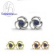 Blue-Sapphire-silver-Design-Earring-finejewelthai-E1052bl Blue-Sapphire-silver-Design-Earring-finejewelthai-E1052bl