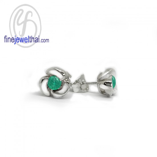 Emerald-silver-Design-Earring-finejewelthai-E1052em
