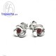 Garnet-silver-Design-Earring-finejewelthai-E1052gm