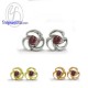 Garnet-silver-Design-Earring-finejewelthai-E1052gm Garnet-silver-Design-Earring-finejewelthai-E1052gm