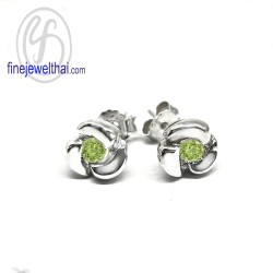 ต่างหูเพอริดอท-ต่างหูเงิน-เพอริดอทแท้-เงินแท้ 925-ออกแบบพิเศษ-finejewelthai-E1052pd ต่างหูเพอริดอท-ต่างหูเงิน-เพอริดอทแท้-เงินแท้ 925-ออกแบบพิเศษ-finejewelthai-E1052pd