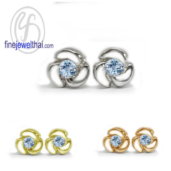 Topaz-silver-Design-Earring-finejewelthai-E1052tp Topaz-silver-Design-Earring-finejewelthai-E1052tp