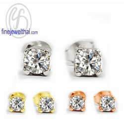 ต่างหู-ต่างหูเพชร-ต่างหูเงิน-เพชร-เงินแท้-925-ออกแบบพิเศษ-E1055cz_5m