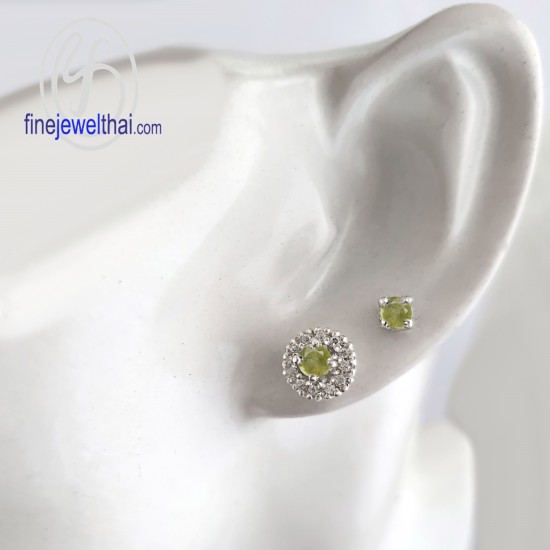 ต่างหูบุษราคัม-ต่างหูพลอย-ต่างหูเพชร-CZ-ต่างหูเงินแท้-Finejewelthai-E1081yl00 ต่างหูบุษราคัม-ต่างหูพลอย-ต่างหูเพชร-CZ-ต่างหูเงินแท้-Finejewelthai-E1081yl00