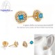 ต่างหูโทพาซ-ต่างหูพลอย-ต่างหูเพชร-CZ-ต่างหูเงินแท้-Finejewelthai-E1081tp00