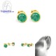 ต่างหูมรกต-ต่างหูเงินแท้-พลอยประจำเดือนเกิด-E1084em00