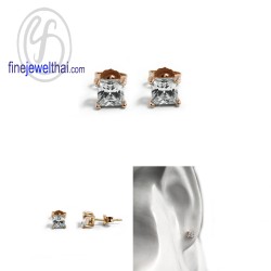 ต่างหูเพชร-ต่างหูเงิน-เพชรสังเคราะห์-เงินแท้925-E1087cz00