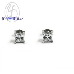 ต่างหูเพชร-ต่างหูเงิน-เพชรสังเคราะห์-เงินแท้925-E1088cz00 ต่างหูเพชร-ต่างหูเงิน-เพชรสังเคราะห์-เงินแท้925-E1088cz00