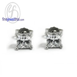 ต่างหูเพชร-ต่างหูเงิน-เพชรสังเคราะห์-เงินแท้925-E1089cz00 ต่างหูเพชร-ต่างหูเงิน-เพชรสังเคราะห์-เงินแท้925-E1089cz00