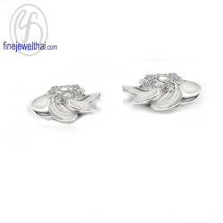 ฐานต่างหูเพชร-ฐานต่างหูเงิน-เพชรสังเคราะห์-เงินแท้925-E1092cz00jk ฐานต่างหูเพชร-ฐานต่างหูเงิน-เพชรสังเคราะห์-เงินแท้925-E1092cz00jk